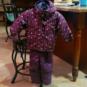 Sportscaster snow jacket and snow bib